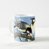 Vögel und Kirschblüten Ohara Koson Kaffeetasse (Vorderseite Links)