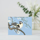 Vögel und Kirschblüten Ohara Koson Postkarte (Stehend Vorderseite)