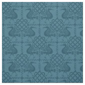 Vögel und Knochen mit gotischer Wiederbelebung Stoff (Muster)