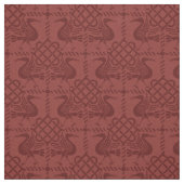 Vögel und Knochen mit gotischer Wiederbelebung Stoff (Muster)