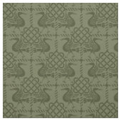 Vögel und Knochen mit gotischer Wiederbelebung Stoff (Muster)