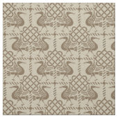 Vögel und Knochen mit gotischer Wiederbelebung Stoff (Muster)