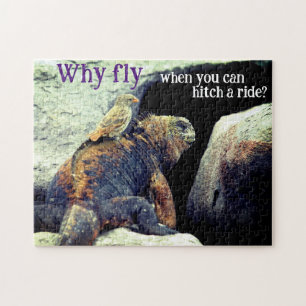 Vogel und Marine Iguana Puzzle