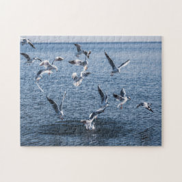 Vögel und Meer Puzzle