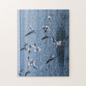 Vögel und Meer Puzzle (Vertikal)