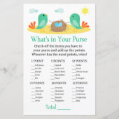 Vögel und Nest Was ist in Ihrer Baby-Show für Hand (Vorderseite)