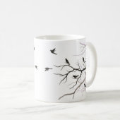 Vögel und Niederlassungs-Tasse Kaffeetasse (VorderseiteRechts)