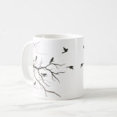 Vögel und Niederlassungs-Tasse Kaffeetasse (Vorderseite Links)