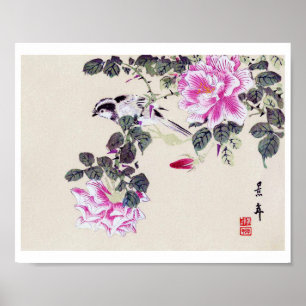 Vogel und Rose, Imao Keinen Poster