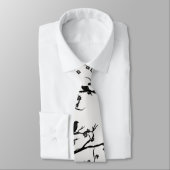 Vögel und Sakura Zweige Japanische Malerei Krawatte (Gebunden)