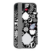 Vogel- und Schalenmuster Incipio iPhone Geldbeutel-Hülle (Folio Rückseite)