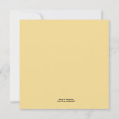 VÖGEL UND SCHIFFE UND SCHLIESSUNGEN DANKESKARTE (Rückseite)