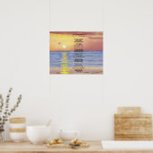 VÖGEL UND SCHIFFE UND SCHLIESSUNGEN OZEAN COLLECTI POSTER (Küche)