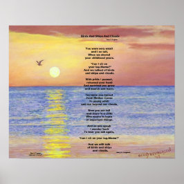 VÖGEL UND SCHIFFE UND SCHLIESSUNGEN OZEAN COLLECTI POSTER