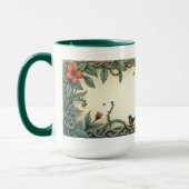 Vogel und Schmetterling Tasse (Links)