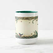 Vogel und Schmetterling Tasse (Zentrum)