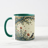 Vogel und Schmetterling Tasse (Links)