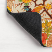 Vögel und Schmetterlinge Mousepad (Ecke)