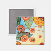 Vögel und Schmetterlinge Nr. 1 Magnet (Vorderseite/Rückseite)