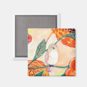 Vögel und Schmetterlinge Nr. 5 Magnet (Vorderseite/Rückseite)