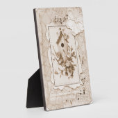 Vögel und Shabby Chic Fotoplatte (Seite)
