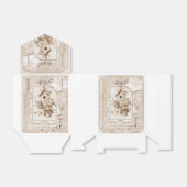Vögel und Shabby Chic Geschenkschachtel (Ungefaltet)