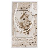 Vögel und Shabby Chic Kleine Geschenktüte (Vorderseite)