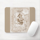 Vögel und Shabby Chic Mousepad (Mit Mouse)