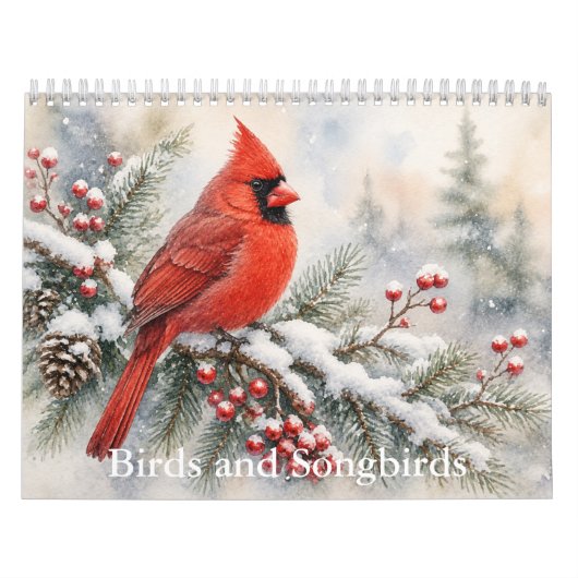 Vögel und Singvögel Kalender (Titelbild)