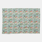 Vögel und Snowberries Geschirrtuch (Horizontal)