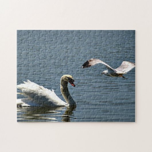 Vogel und Swan Puzzle (Horizontal)