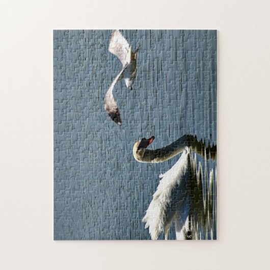 Vogel und Swan Puzzle (Vertikal)