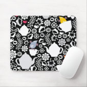 Vögel und Tassen Muster Mousepad (Mit Mouse)