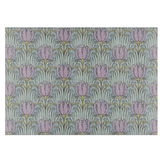 Vogel-und Tulpe-Muster-Schneidebretter CFA Voysey Schneidebrett (Vorderseite)