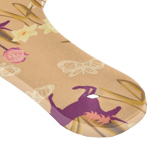 Vögel und Uniköre auf der Frühjahrswiese Schneidebrett (Ecke)