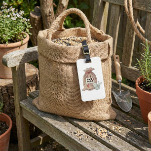 Vogel- und Vogelsamen Gepäckanhänger