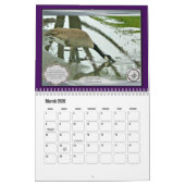 Vögel und Wasser-(mittelgroßer) Kalender (Mär 2026)