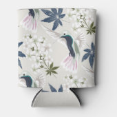 Vögel und weiße Blume. Dosenkühler (Vorderseite)