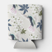 Vögel und weiße Blume. Dosenkühler (Rückseite)