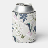 Vögel und weiße Blume. Dosenkühler (Kanne Rückseite)