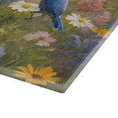Vögel und Wildblumen im Land Schneidebrett (Ecke)