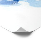 Vögel und Winterlandschaft 35 Poster (Ecke)