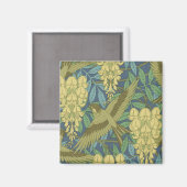 Vögel und Wisteria Magnet (Vorderseite/Rückseite)