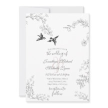 Vögel und Zweige Hübsche Blumengartenhochzeit