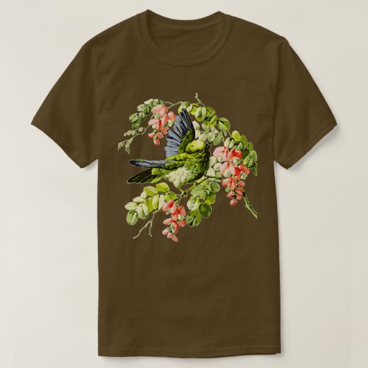 Vögel und Zweige T-Shirt (Design vorne)