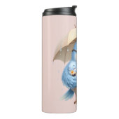 Vogel-Vater-Thermalbecher Thermosbecher (Nach links gedreht)