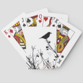 Vogel verzierte Spielkarten (Rückseite)