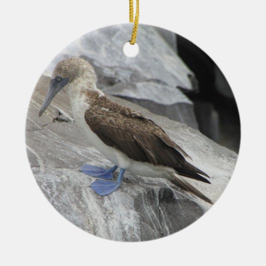 Vogel-Verzierung Keramik Ornament (Vorne)