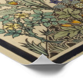 Vögel vieler Climes von C.F.A Voysey Poster (Ecke)