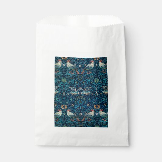 Vögel (Vintages Blumenmuster) (von William Morris) Geschenktütchen (Vorderseite)